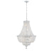 Crystorama - ROS-A1009-CH-CL-MWP - Nine Light Chandelier - Roslyn - Polished Chrome