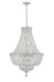 Crystorama - ROS-A1009-CH-CL-MWP - Nine Light Chandelier - Roslyn - Polished Chrome