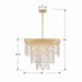 Crystorama - WIN-618-GA-CL-MWP - Eight Light Chandelier - Winham - Antique Gold