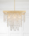 Crystorama - WIN-618-GA-CL-MWP - Eight Light Chandelier - Winham - Antique Gold