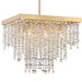 Crystorama - WIN-618-GA-CL-MWP - Eight Light Chandelier - Winham - Antique Gold