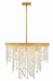 Crystorama - WIN-618-GA-CL-MWP - Eight Light Chandelier - Winham - Antique Gold