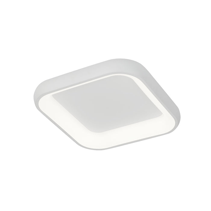 Justice Designs - ACR-4071-OPAL-WHTE - LED Flush-Mount - Acryluxe - Matte White