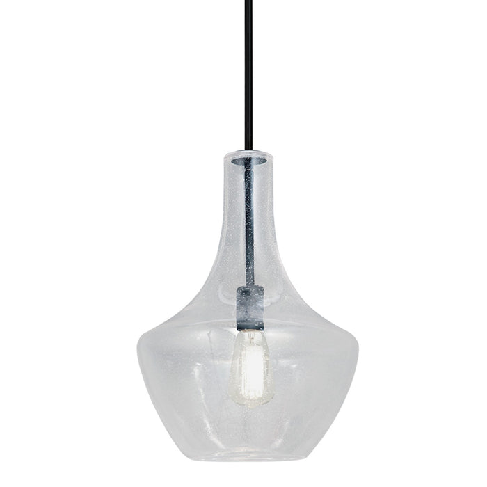 Justice Designs - FSN-4171-SEED-MBLK - One Light Pendant - Fusion - Matte Black