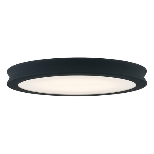 Justice Designs - FSN-4182-OPAL-MBTX - LED Flush-Mount - Fusion - Matte Black - Textured