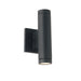 Justice Designs - NSH-4111W-MBLK - LED Outdoor Wall Sconce - Portico - Matte Black