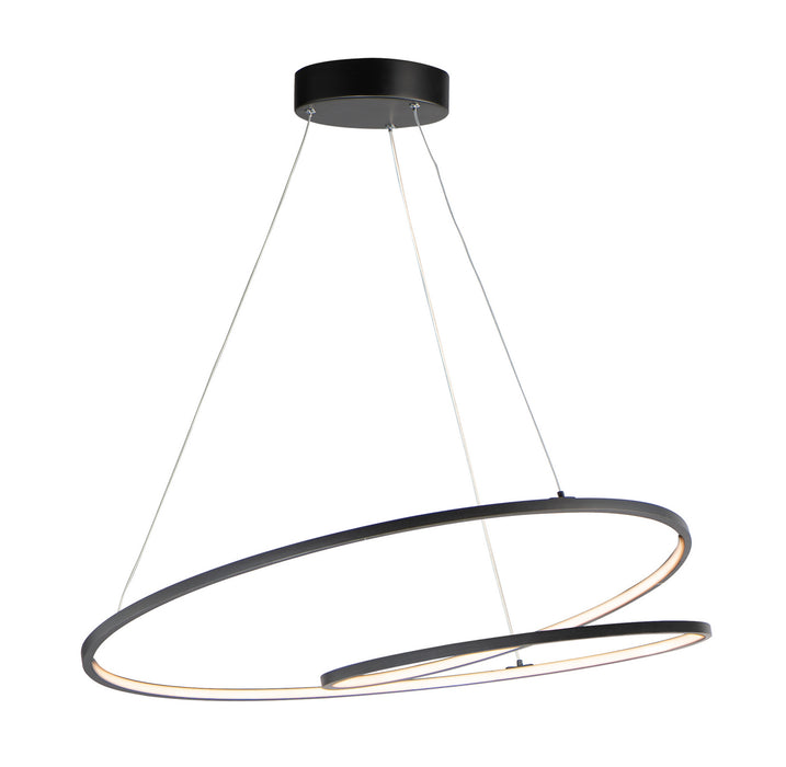 ET2 - E21327-BK - LED Pendant - Cycle - Black