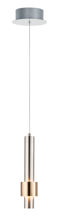 ET2 - E24751-SNSBR - LED Pendant - Reveal - Satin Nickel / Satin Brass