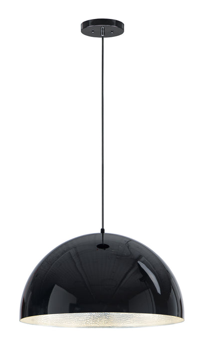 ET2 - E24904-GBAL - LED Pendant - Hemisphere - Gloss Black / Aluminum