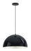 ET2 - E24904-GBAL - LED Pendant - Hemisphere - Gloss Black / Aluminum