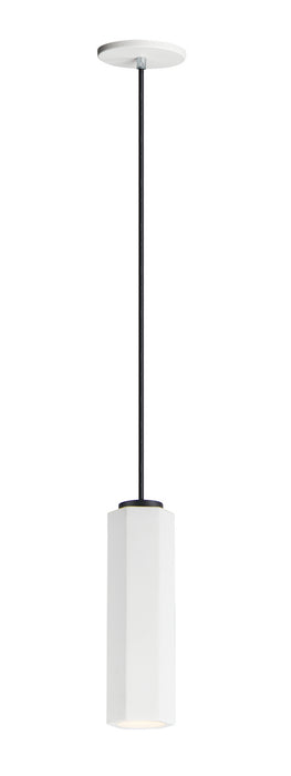 ET2 - E25037-WTBK - LED Pendant - Allen - White / Black