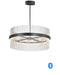 ET2 - E34207-BKSN - LED Pendant - Chimes WiZ - Black / Satin Nickel