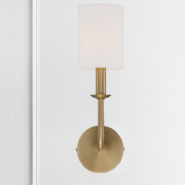 Crystorama - BAI-A2101-AG - One Light Wall Sconce - Bailey - Aged Brass