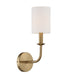 Crystorama - BAI-A2101-AG - One Light Wall Sconce - Bailey - Aged Brass