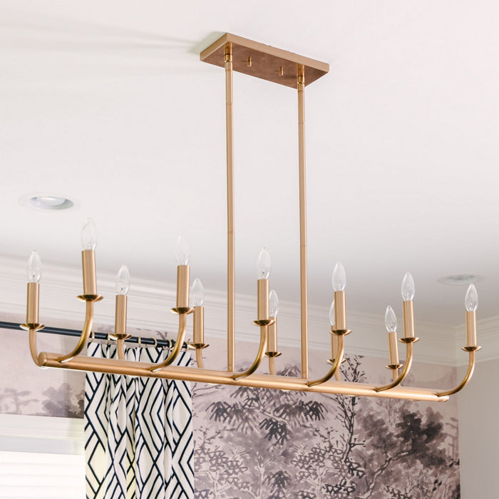 Crystorama - BAI-A2112-AG - 12 Light Chandelier - Bailey - Aged Brass