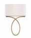 Crystorama - BRK-A3702-VG - Two Light Wall Sconce - Brinkley - Vibrant Gold