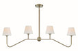 Crystorama - KEE-A3004-VG - Four Light Chandelier - Keenan - Vibrant Gold