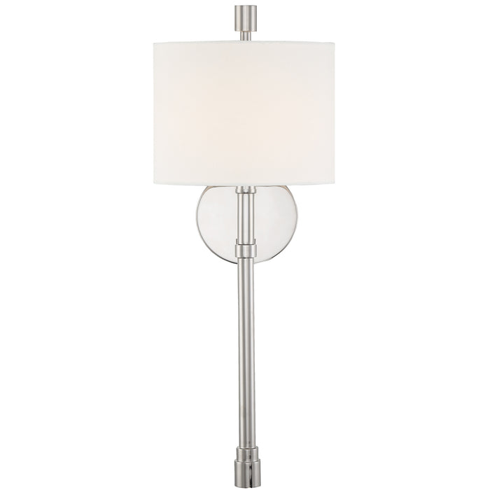 Crystorama - RAC-A3501-PN - One Light Wall Sconce - Rachel - Polished Nickel