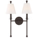 Crystorama - RIV-383-DB - Two Light Wall Sconce - Riverdale - Dark Bronze