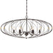 Crystorama - ZUC-A9036-EB-GA - Six Light Chandelier - Zucca - English Bronze / Antique Gold