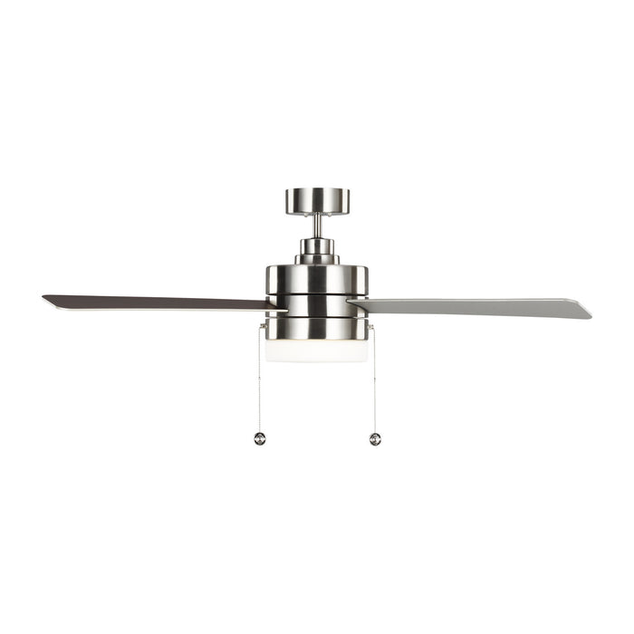 Generation Lighting. - 3SY52BSD - 52" Ceiling Fan - Syrus - Brushed Steel