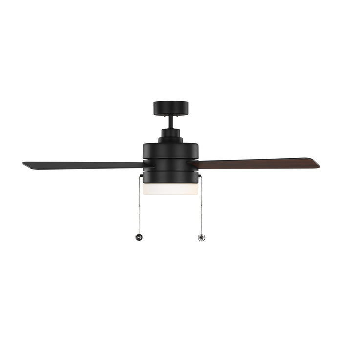 Generation Lighting. - 3SY52MBKD - 52" Ceiling Fan - Syrus - Midnight Black