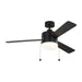 Generation Lighting. - 3SY52MBKD - 52" Ceiling Fan - Syrus - Midnight Black