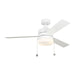 Generation Lighting. - 3SY52RZWD - 52" Ceiling Fan - Syrus - Matte White