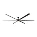 Visual Comfort Fan - 6LFR96MBKD - 96"Ceiling Fan - Loft - Midnight Black