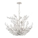 Hudson Valley - 7228-SL - Nine Light Chandelier - Tulip - Silver Leaf