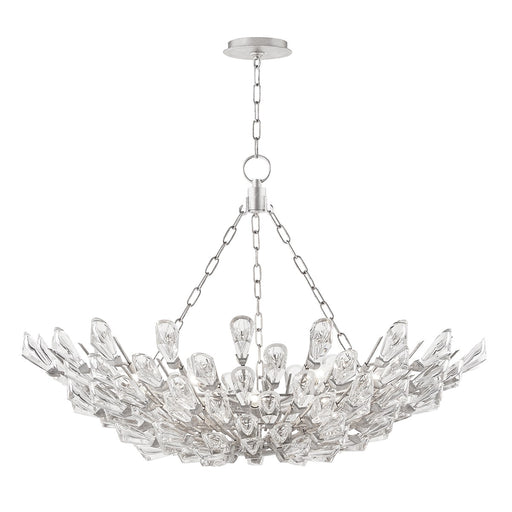 Hudson Valley - 7240-SL - 12 Light Chandelier - Tulip - Silver Leaf