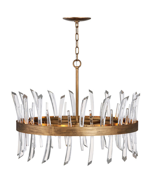 Fredrick Ramond - FR30904BNG - LED Chandelier - Revel - Burnished Gold