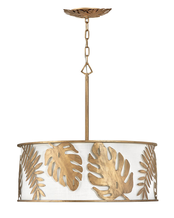 Fredrick Ramond - FR35105BNG - LED Chandelier - Botanica - Burnished Gold