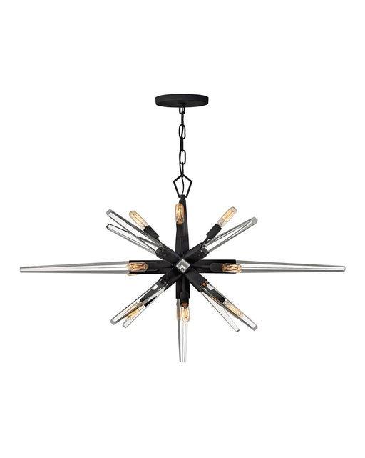 Fredrick Ramond - FR47409BLK - LED Linear Chandelier - Ariel - Black