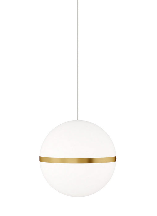 Visual Comfort Modern - 700FJHNENB - One Light Pendant - Hanea - Natural Brass