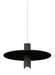 Visual Comfort Modern - 700FJPNTB-LED930 - LED Pendant - Ponte - Nightshade Black