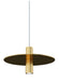 Visual Comfort Modern - 700FJPNTNB-LED930 - LED Pendant - Ponte - Natural Brass