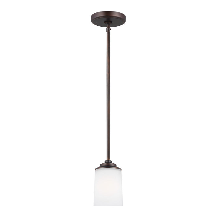 Generation Lighting. - 6130701-710 - One Light Mini-Pendant - Kemal - Bronze