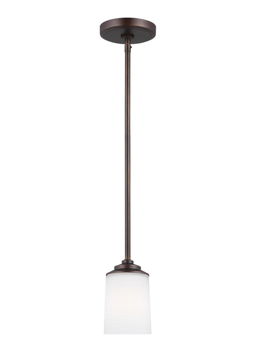 Generation Lighting. - 6130701EN3-710 - One Light Mini-Pendant - Kemal - Bronze