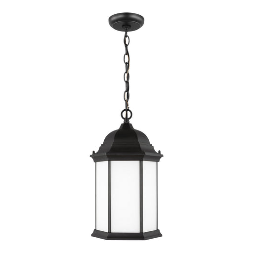 Generation Lighting. - 6238751-12 - One Light Outdoor Pendant - Sevier - Black