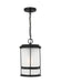 Generation Lighting. - 6290901EN3-12 - One Light Outdoor Pendant - Wilburn - Black