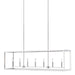 Generation Lighting. - 6634507-962 - Seven Light Island Pendant - Moffet Street - Brushed Nickel