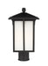 Generation Lighting. - 8252701EN3-12 - One Light Outdoor Post Lantern - Tomek - Black