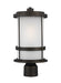 Generation Lighting. - 8290901EN3-71 - One Light Outdoor Post Lantern - Wilburn - Antique Bronze