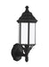 Generation Lighting. - 8538751-12 - One Light Outdoor Wall Lantern - Sevier - Black