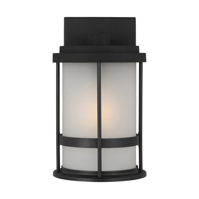 Generation Lighting. - 8590901-12 - One Light Outdoor Wall Lantern - Wilburn - Black