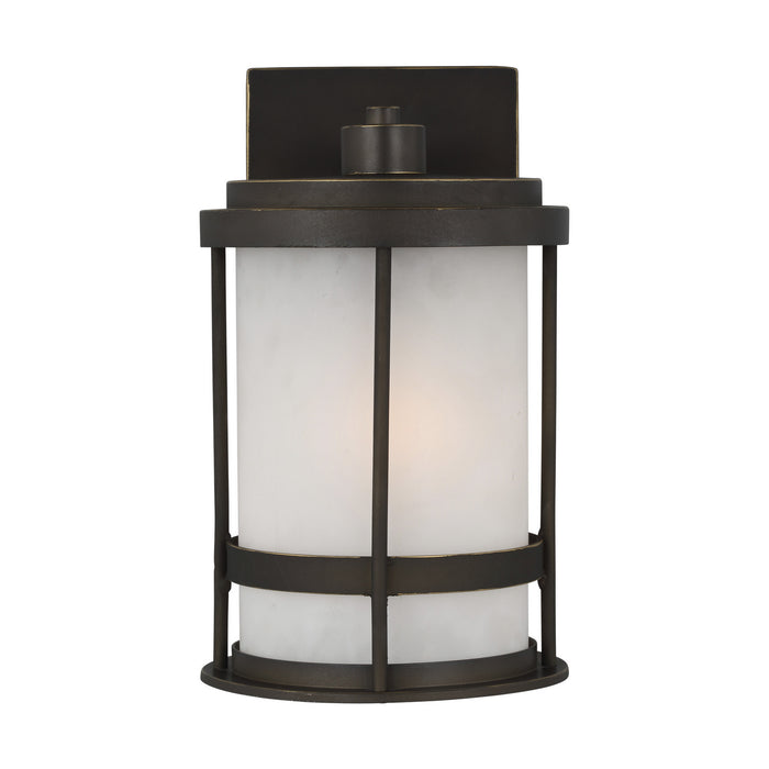 Generation Lighting. - 8590901-71 - One Light Outdoor Wall Lantern - Wilburn - Antique Bronze