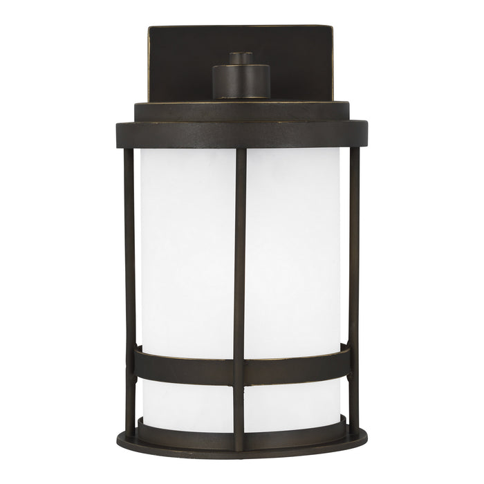 Generation Lighting. - 8590901D-71 - One Light Outdoor Wall Lantern - Wilburn - Antique Bronze