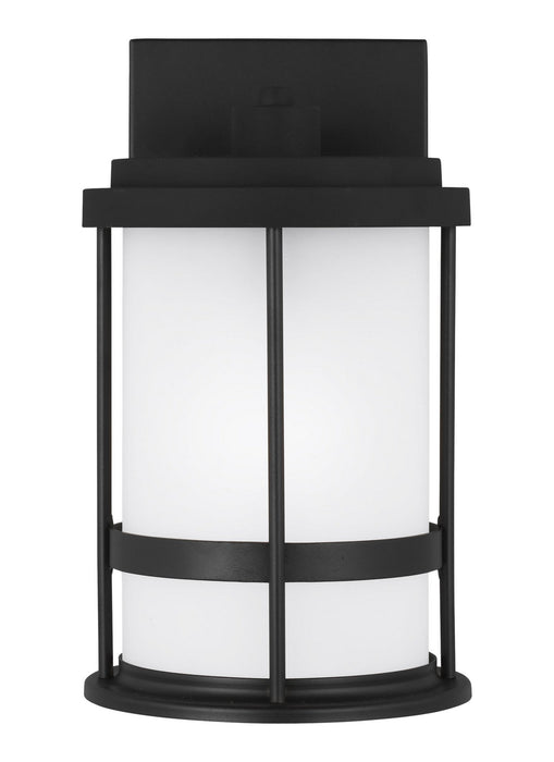 Generation Lighting. - 8590901DEN3-12 - One Light Outdoor Wall Lantern - Wilburn - Black