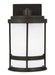 Generation Lighting. - 8590901DEN3-71 - One Light Outdoor Wall Lantern - Wilburn - Antique Bronze